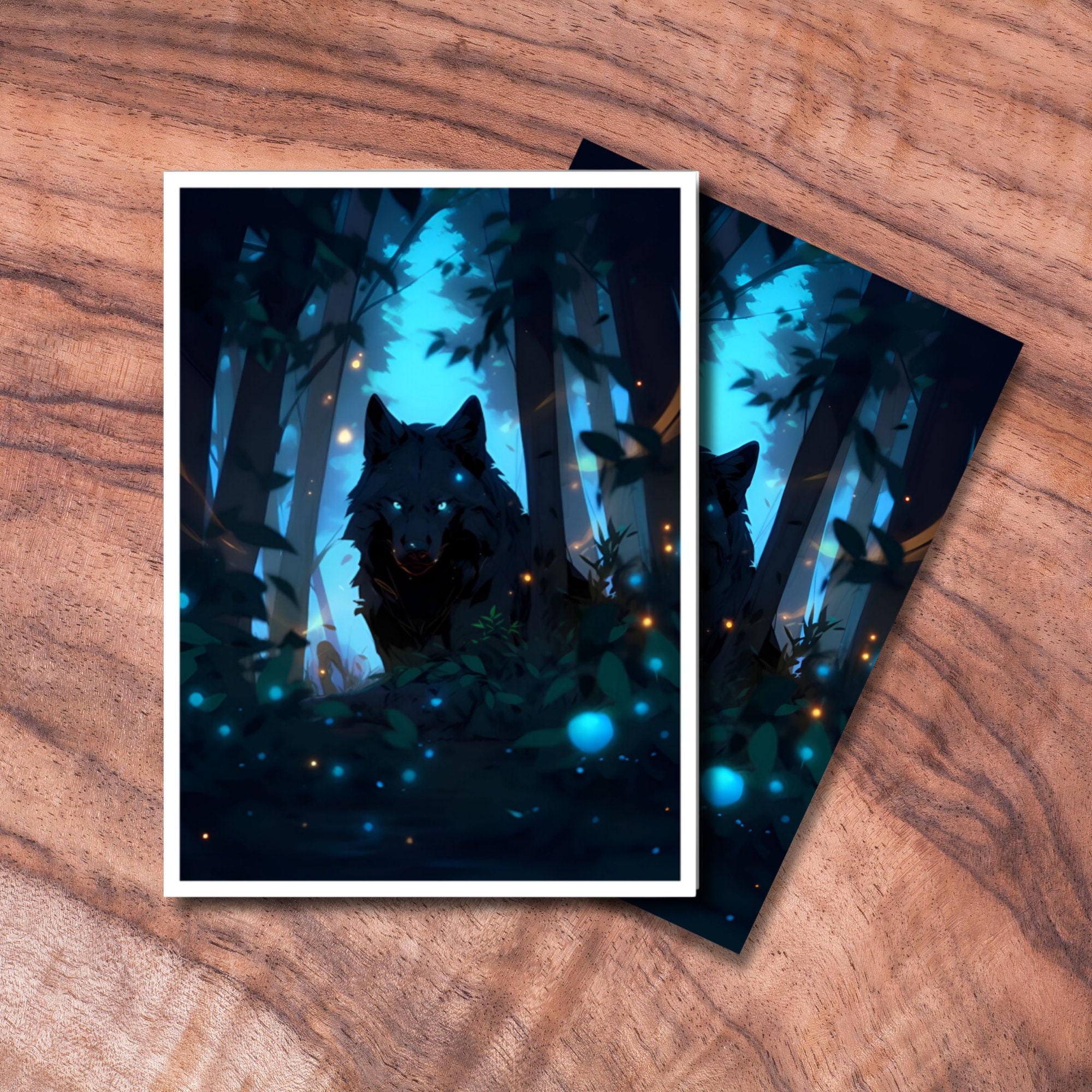 wolf card sleeves 50 MTG Standard Card Sleeves to Protect your Deck