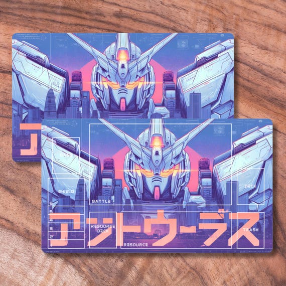 ガンダムカードゲーム対応TCGプレイマット、非公式ガンダムプレイ