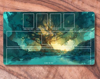 Playmat Compatible with Earthborne Rangers Game, Unofficial Earthborne Rangers Mat Bundle, Board Game Upgrade, Gifts for Board Game Lovers