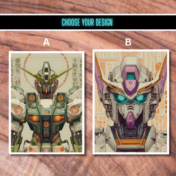 Card Sleeves Compatible With Gundam TCG, Unofficial Gundam Card Sleeve  Protectors, Mecha Robot Themed Card Sleeve, Gifts for Gamers - Etsy