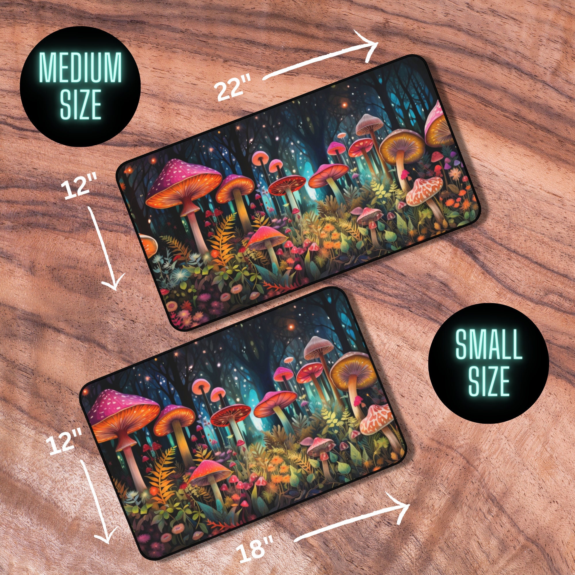 MTG Playmat Green Mushroom Themed TCG Playmat MTG Playmat Etsy