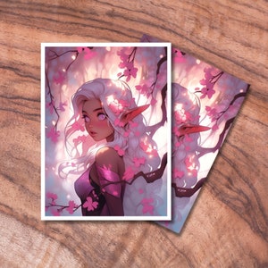 Housses MTG, Protège-cartes TCG, Housses pour cartes sur le thème des elfes, Housses pour cartes à collectionner, Cadeaux pour gamers