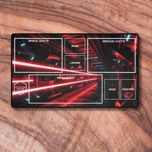 Tapis de jeu TCG compatible avec le jeu de cartes Star Wars Unlimited, tapis de jeu en néoprène, tapis de jeu non officiel Star Wars Unlimited, cadeaux pour les joueurs