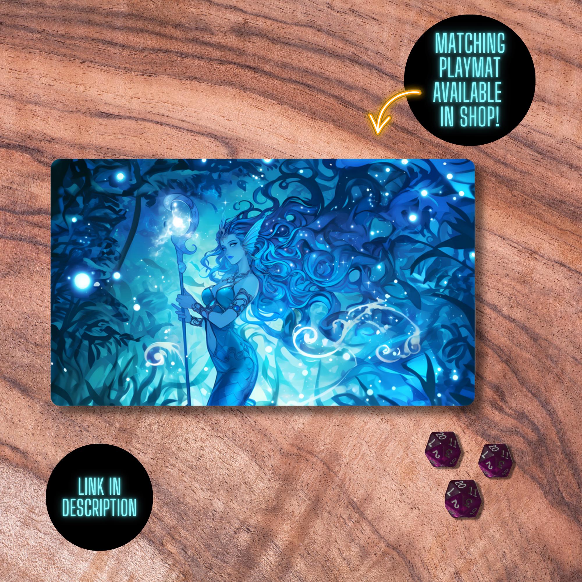 MTG Sleeves, TCG Card Sleeve Protector, Merfolk Themed Themed Card Sleeve,  Blue Trading Card Sleeves, Gifts for Gamers - Etsy
