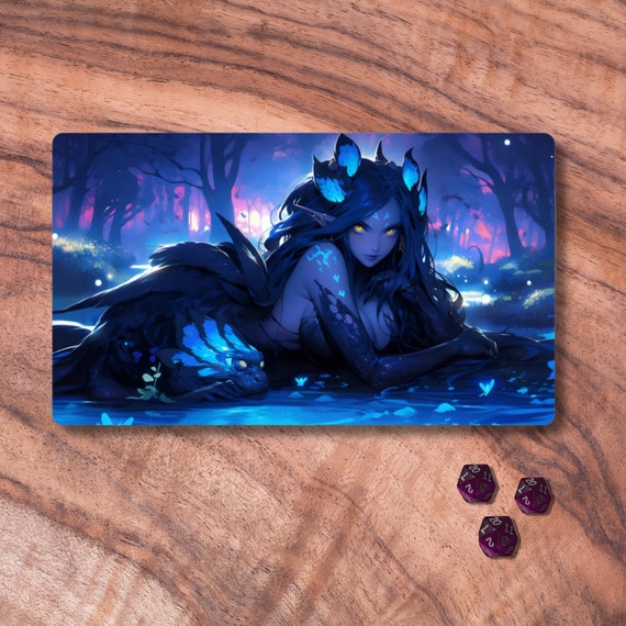 MTGプレイマット　FAE MTG Playmat, Rogue Faerie Themed MTG Playmat, Trading Card