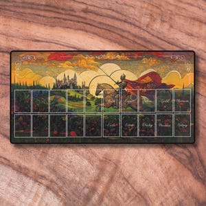 Dominion-speelmat, speelmat compatibel met Dominion-bordspel, onofficiële Dominion-mat, bordspel-upgrade, cadeaus voor bordspelliefhebbers