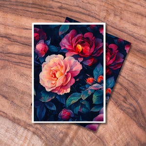Pochettes MTG 100, protections mates de pochettes pour cartes TCG, pochettes pour cartes sur le thème des roses, cadeaux pour les joueurs, accessoires MTG, accessoires de jeux de cartes à collectionner