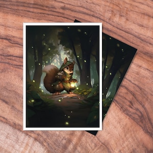 Pochettes MTG, Protèges pochettes pour cartes TCG, Pochettes pour cartes sur le thème de l'écureuil, Cadeaux pour gamers, Accessoires MTG