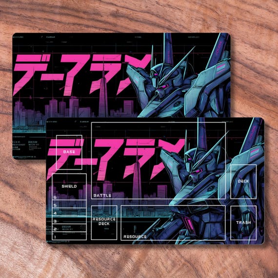 TCG Playmat Compatible With Gundam Card Game, Unofficial