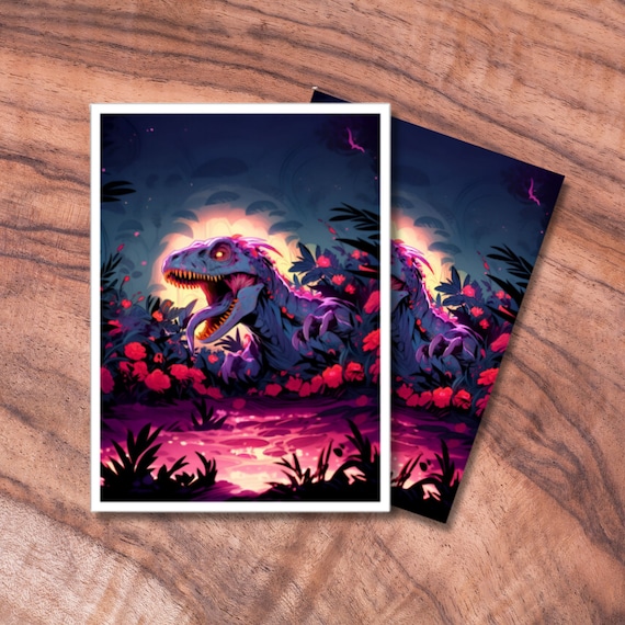 yugioh dinosaur card sleeves Amazon.com : Realm Guard 100ct Textured TCG/MTG Card Art Sleeves (Black  Lotus Dinosaur) : Office Products main image 0