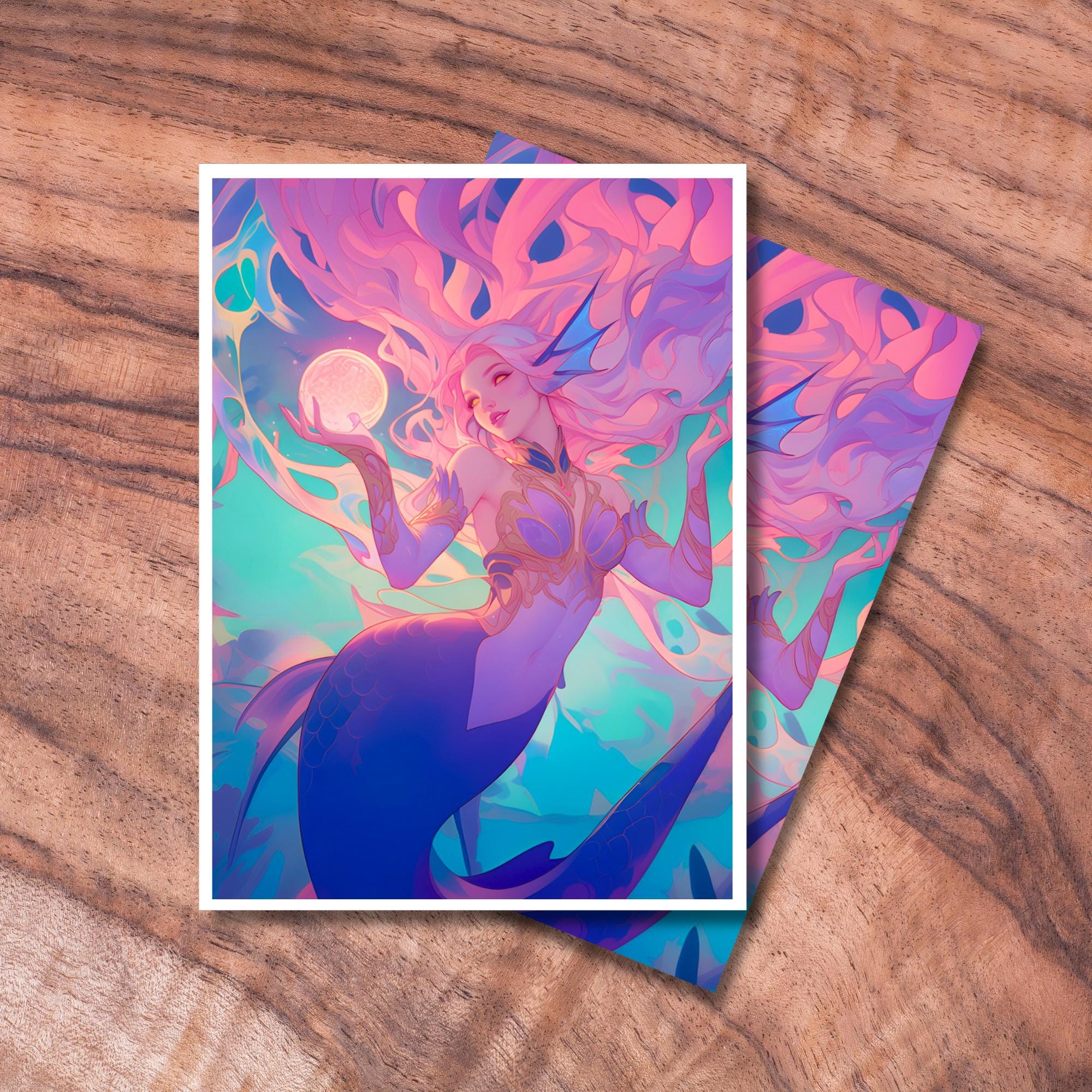 Merfolk Card Sleeves - Etsy