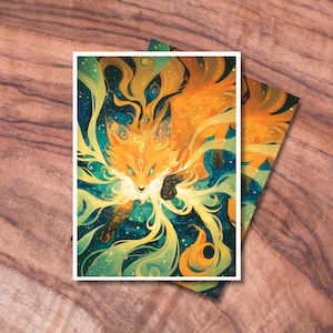 Pochettes pour cartes MTG, protection de pochette pour cartes TCG, pochettes pour cartes sur le thème Fox Nine Tails, pochettes pour cartes à collectionner, cadeaux et accessoires MTG