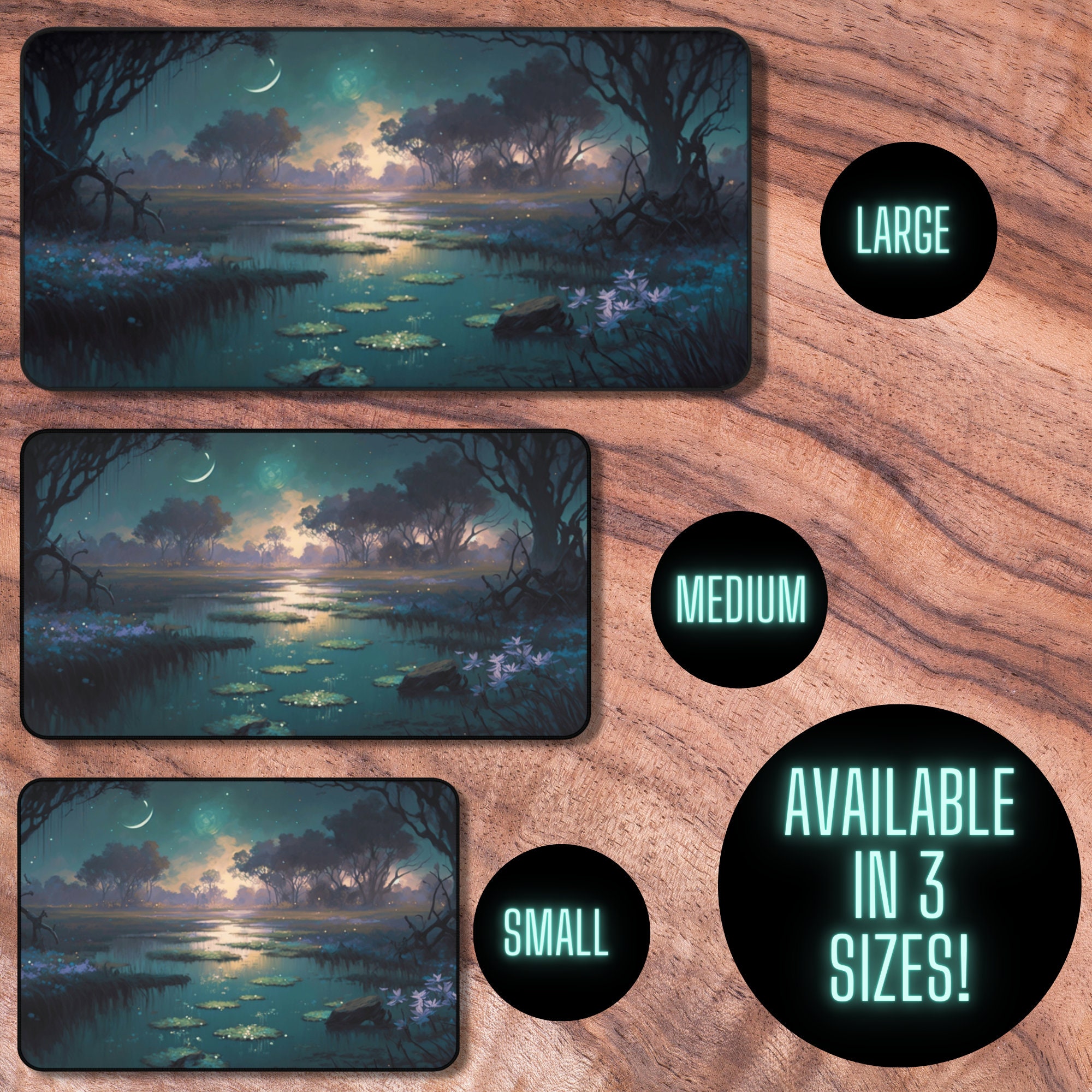 MTG Playmat With Zones Swamp Themed MTG Play Mat Fantasy Etsy Australia
