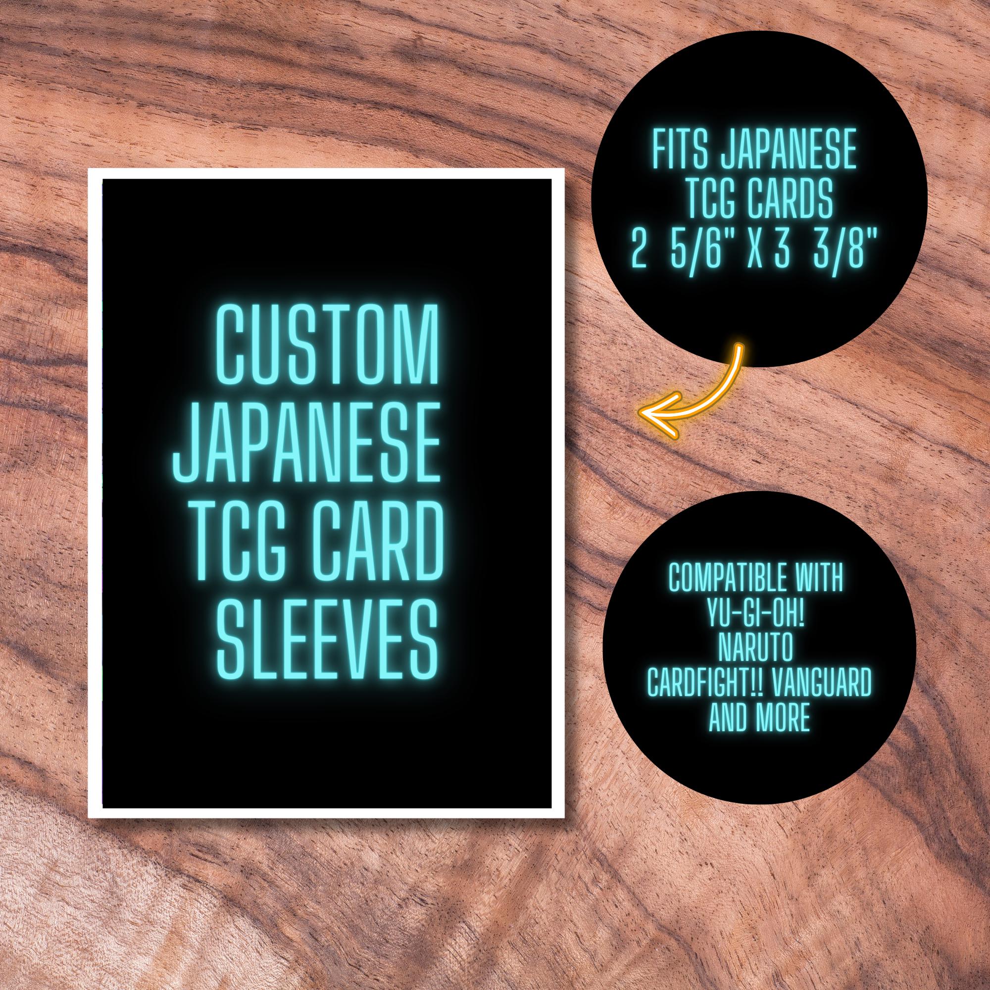 Japanese Card Sleeves Custom, Custom Japanese TCG Sleeves, Trading Card Game Protectors, Personalized Gifts for Gamers - Etsy Japanese Card Sleeves Custom, Custom Japanese TCG Sleeves, Trading Card Game Protectors, Personalized Gifts for Gamers - Etsy