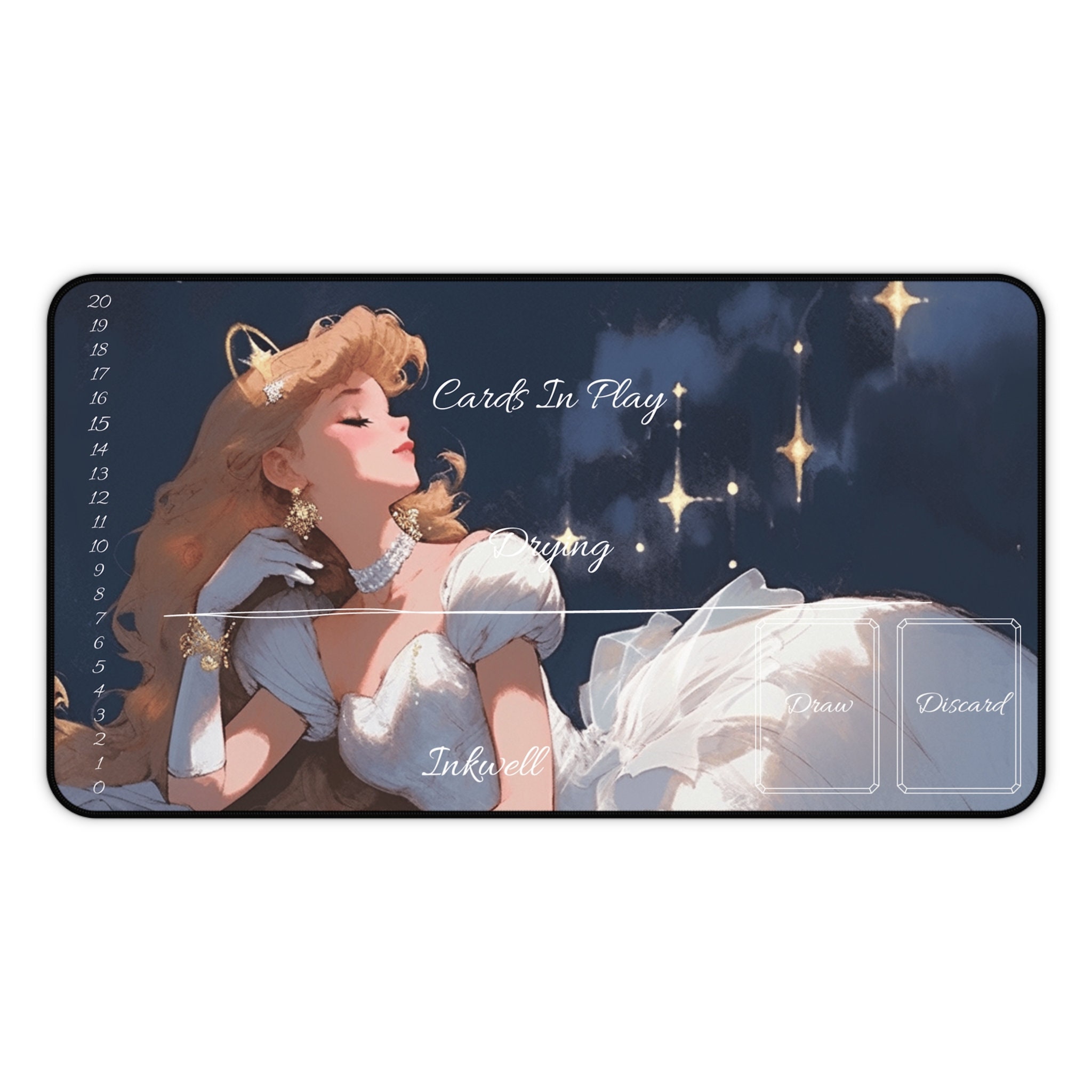 シンデレラ城ラバープレイマット（ロアカウンター・ガイドあり）ロルカナ ロルカーナ プレイマット、ロルカーナ用シンデレラ テーマの TCG