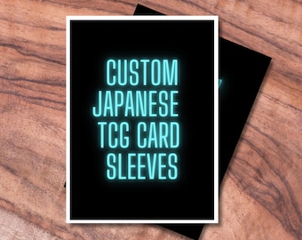 Japanese Card Sleeves Custom, Custom Japanese TCG Sleeves, Trading Card Game Protectors, Personalized Gifts for Gamers - Etsy Japanese Card Sleeves Custom, Custom Japanese TCG Sleeves, Trading Card Game Protectors, Personalized Gifts for Gamers - Etsy