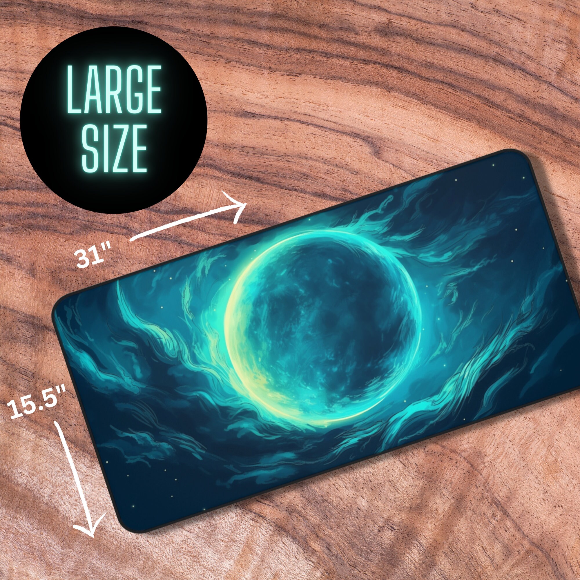 MTG Playmat With Zones TCG Playmat Card Playmat Blue Lunar Etsy Canada