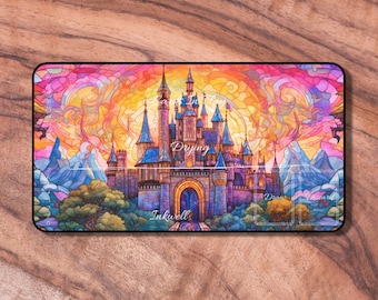 Lorcana Playmat with Zones, Castle Themed TCG Playmat, Unofficial Lorcana Playmat, Gifts for Gamers