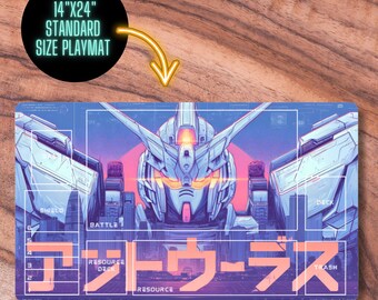 ガンダムカードゲーム　プレイマット ガンダムカードゲーム対応TCGプレイマット、非公式ガンダムプレイ