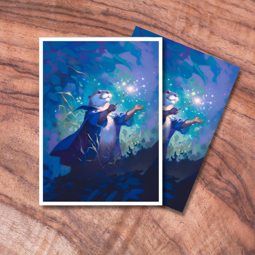 MTG Sleeves Cute, TCG Card Sleeve Protectors, Otter Themed Card Sleeve,  Gifts for Gamers, MTG Accessories - Etsy
