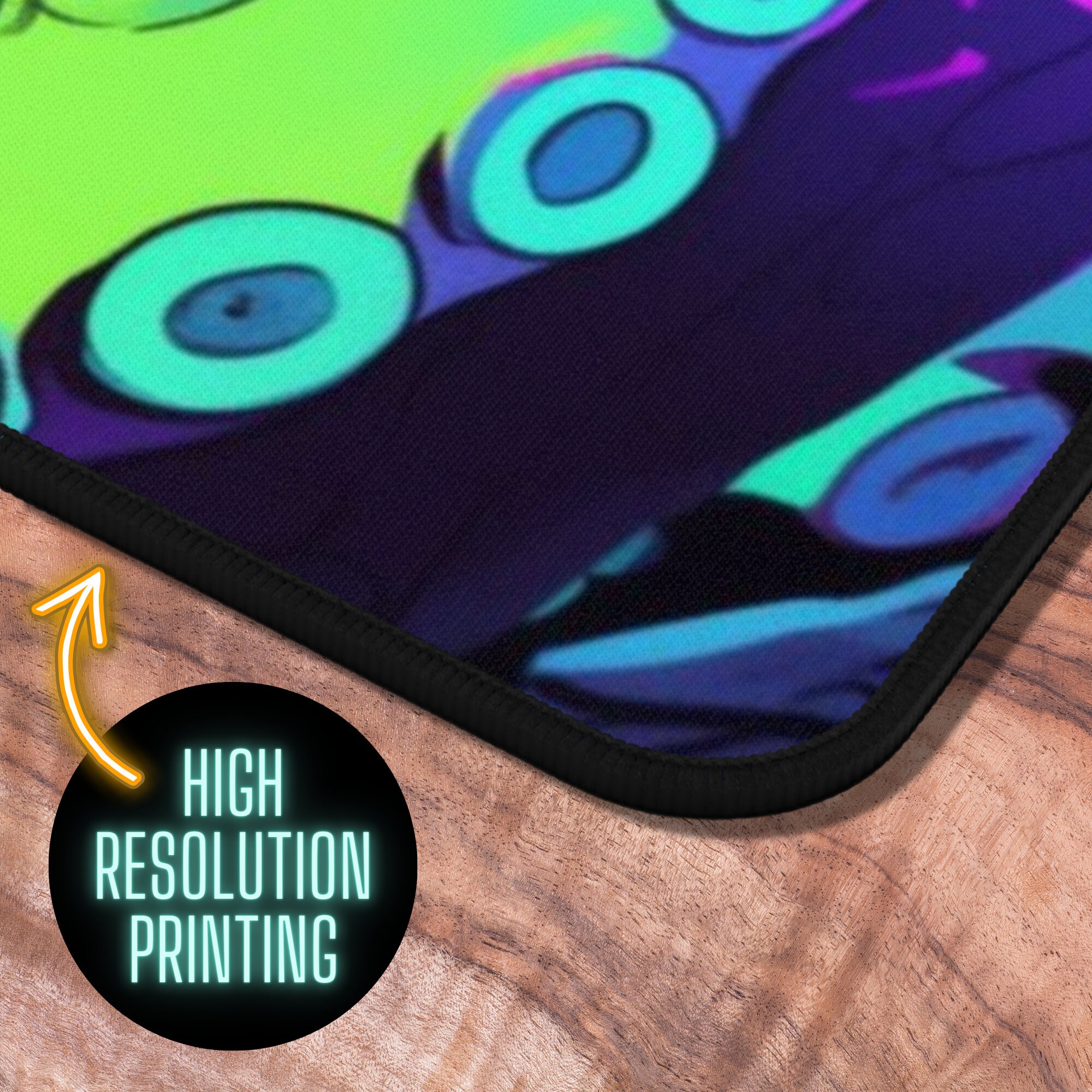 Desk Mat Octopus Giant Gaming Desk Mat Large Purple Mouse Etsy Australia