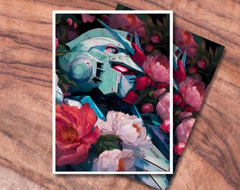 Card Sleeves Compatible with Gundam TCG, Unofficial Gundam Card Sleeve Protectors, Pretty Mecha Robot Themed Card Sleeve, Gifts for Gamers