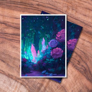 MTG Sleeves Anime, Protecteur de pochette pour cartes TCG, pochette pour cartes sur le thème Forêt fantastique, pochette pour cartes à collectionner, cadeaux pour les joueurs, pochettes MTG 100