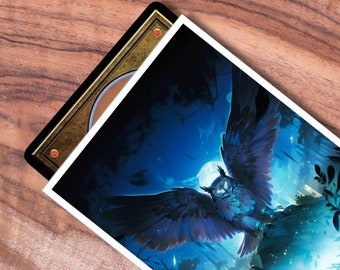MTG Sleeves, TCG Card Sleeve Protectors, Owl Themed Card Sleeve, Gifts for  Gamers, MTG Accessories