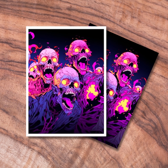 TCG Card Sleeve Protectors, MTG Card Sleeves, Zombie Themed Card Sleeve,  Gifts for Gamers - Etsy Canada