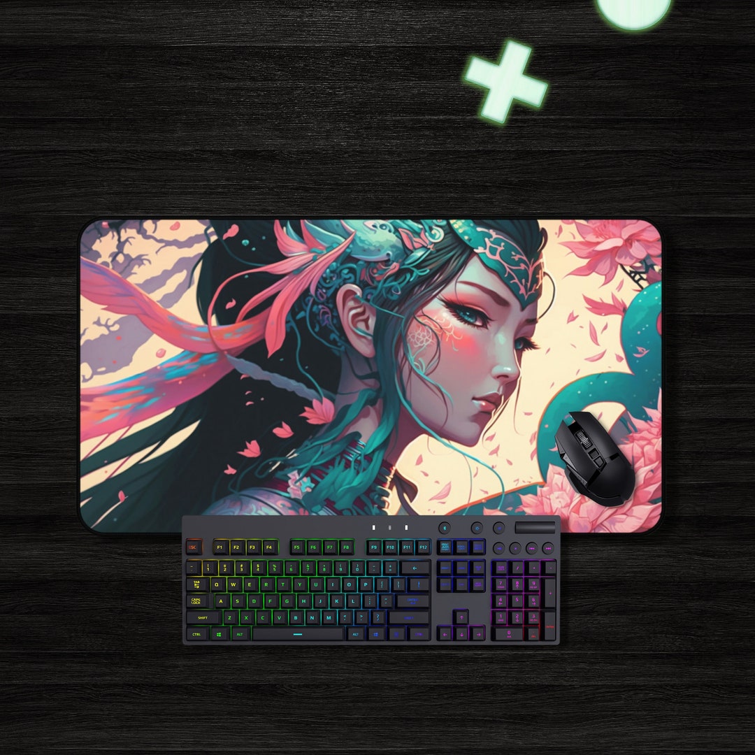 Desk Mat Japanese Gaming Mouse Pad Large Mouse Pad XL Mouse Etsy
