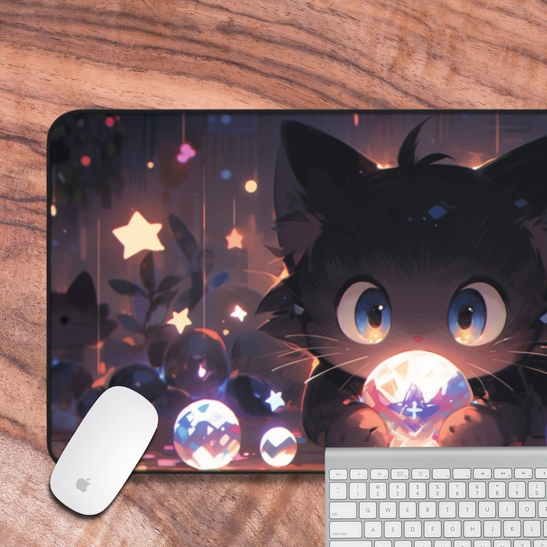 MTG Playmat Cat MTG Playmat Cute Anime Trading Card Game Etsy