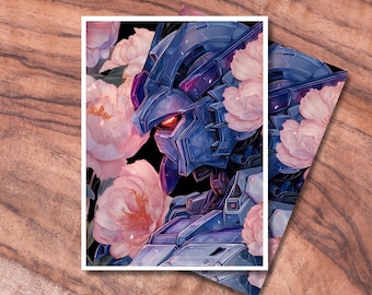 Card Sleeves Compatible with Gundam TCG, Unofficial Gundam Card Sleeve Protectors, Pretty Mecha Robot Themed Card Sleeve, Gifts for Gamers