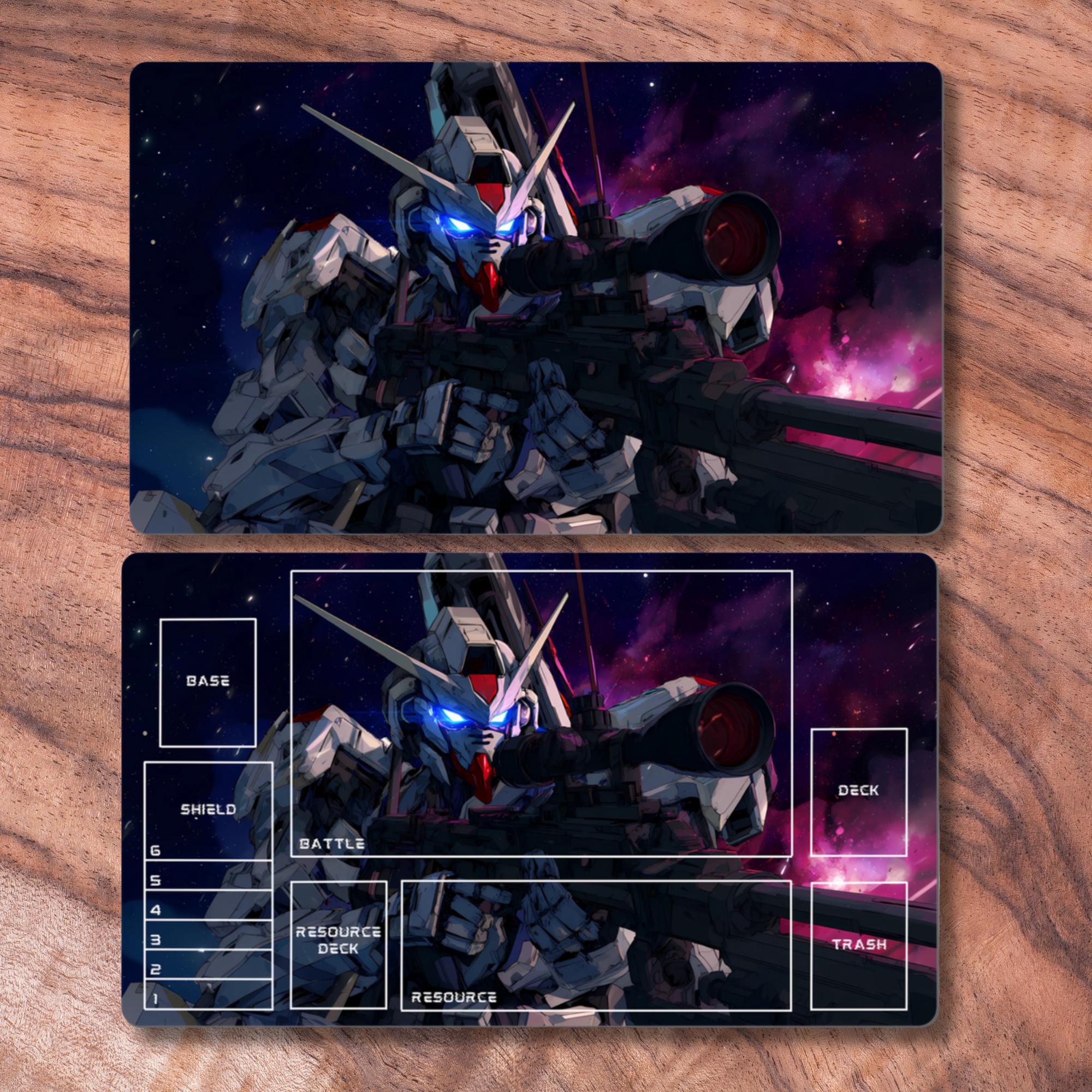 ガンダムTCG対応プレイマット、非公式ガンダムプレイマット、メカ