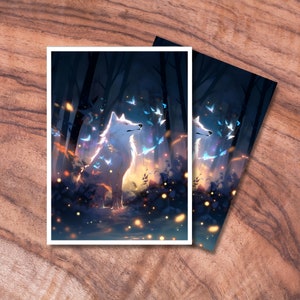 Pochettes MTG, Protège-manchons pour cartes TCG, Protège-cartes sur le thème des loups, Protège-cartes pour cartes à collectionner, Cadeaux pour gamers, Protège-cartes MTG