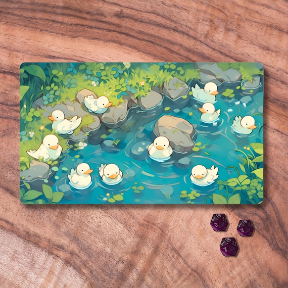 MTG Playmat Cute, Duck Themed MTG Playmat Available With or
