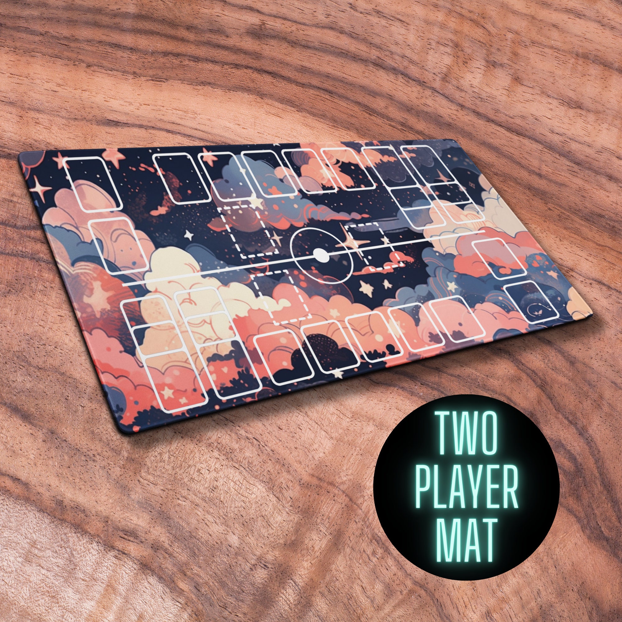 Pokemon Playmat for Two Players With Zones Pokemon TCG Battle Etsy