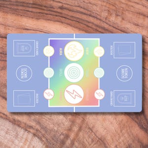 Tapis de jeu VeeFriends, tableau de bord compatible VeeFriends, tapis de jeu non officiel VeeFriends, amélioration du jeu de société, tapis de jeu TCG