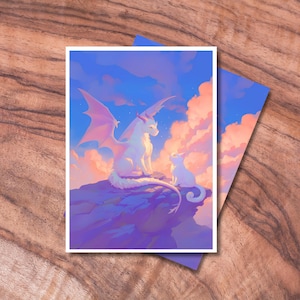 Pochettes MTG 100, pochettes pour cartes TCG, pochettes pour cartes sur le thème des amis des chats et des dragons, cadeaux pour les joueurs