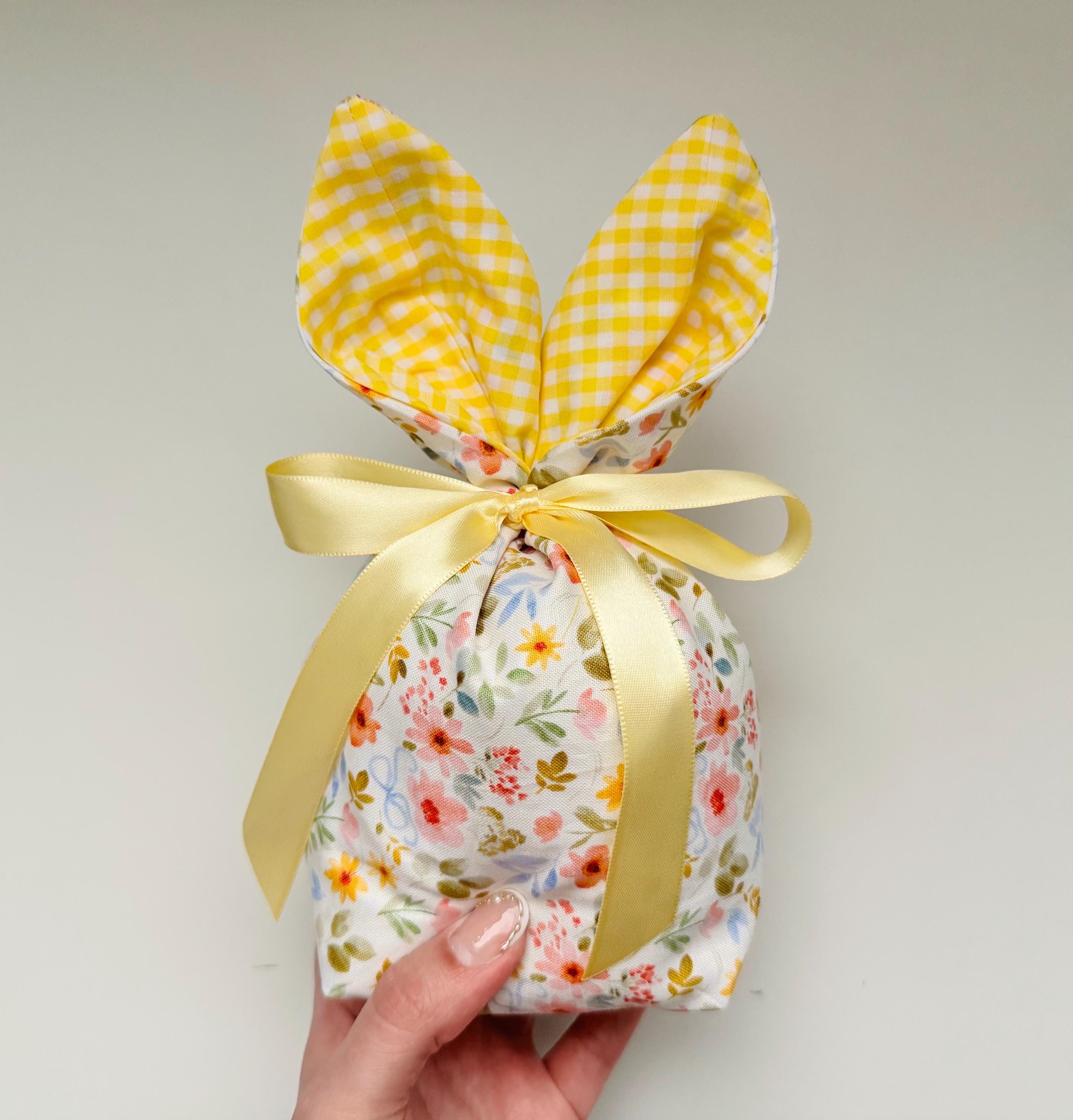Bunny Ear Treat Bag PDF Sewing Pattern: Easter DIY (2 Sizes) - Etsy