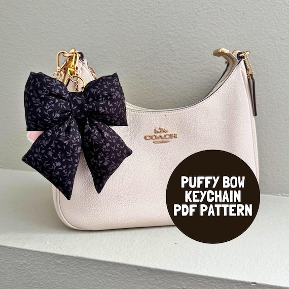 Puffy Bow Keychain Sewing Pattern: DIY Tutorial (PDF Download)