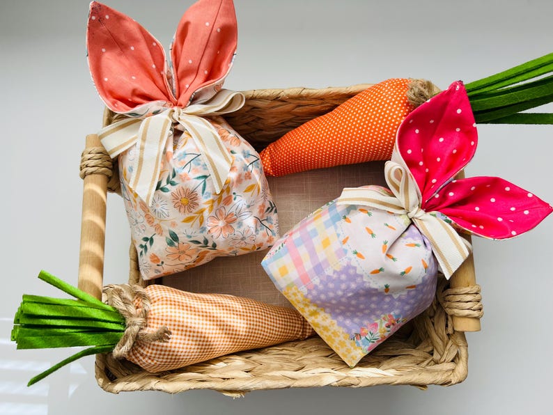 Bunny Ear Treat Bag PDF Sewing Pattern: Easter DIY (2 Sizes) - Etsy