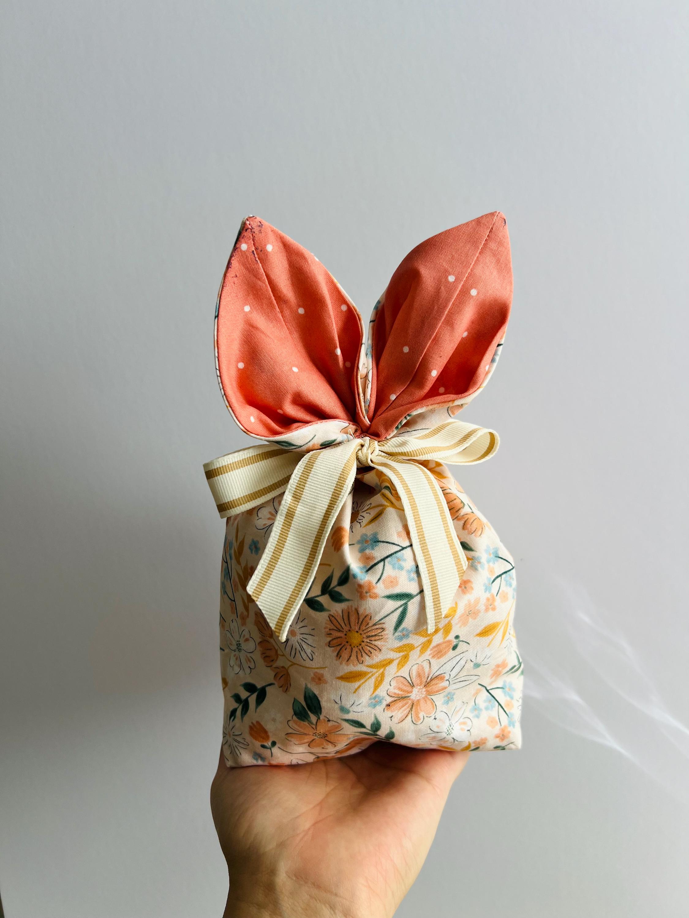 Bunny Ear Treat Bag PDF Sewing Pattern: Easter DIY (2 Sizes) - Etsy