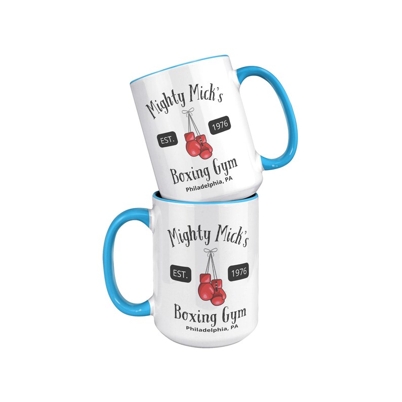 Mighty Mick's Boxing Gym Mug Retro Movie Gifts Etsy