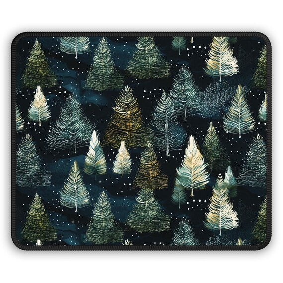 Mouse Pad - Forest Pine Tree Forest Park Tall Tree Wood Leaves　並行輸入品 Green Forest Pine Fog Mountain Tree XXL XL Large Gaming Mouse Pad for Desk,  Non-Slip Long Extended Keyboard Pads Mousepad Rubber Table Mat 31.5 X 11.8