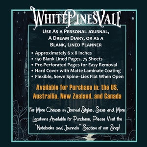 Lindo bosque de fantasía búho diario pequeña criatura de fantasía cuaderno de tapa dura Woodlands lindo búho criatura diario de tapa dura regalo imagen 7