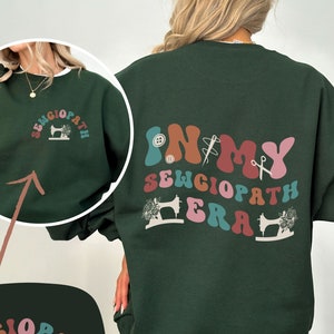 Sewing Sweatshirt, I Sew to Burn off the Crazy, Sewing Gift