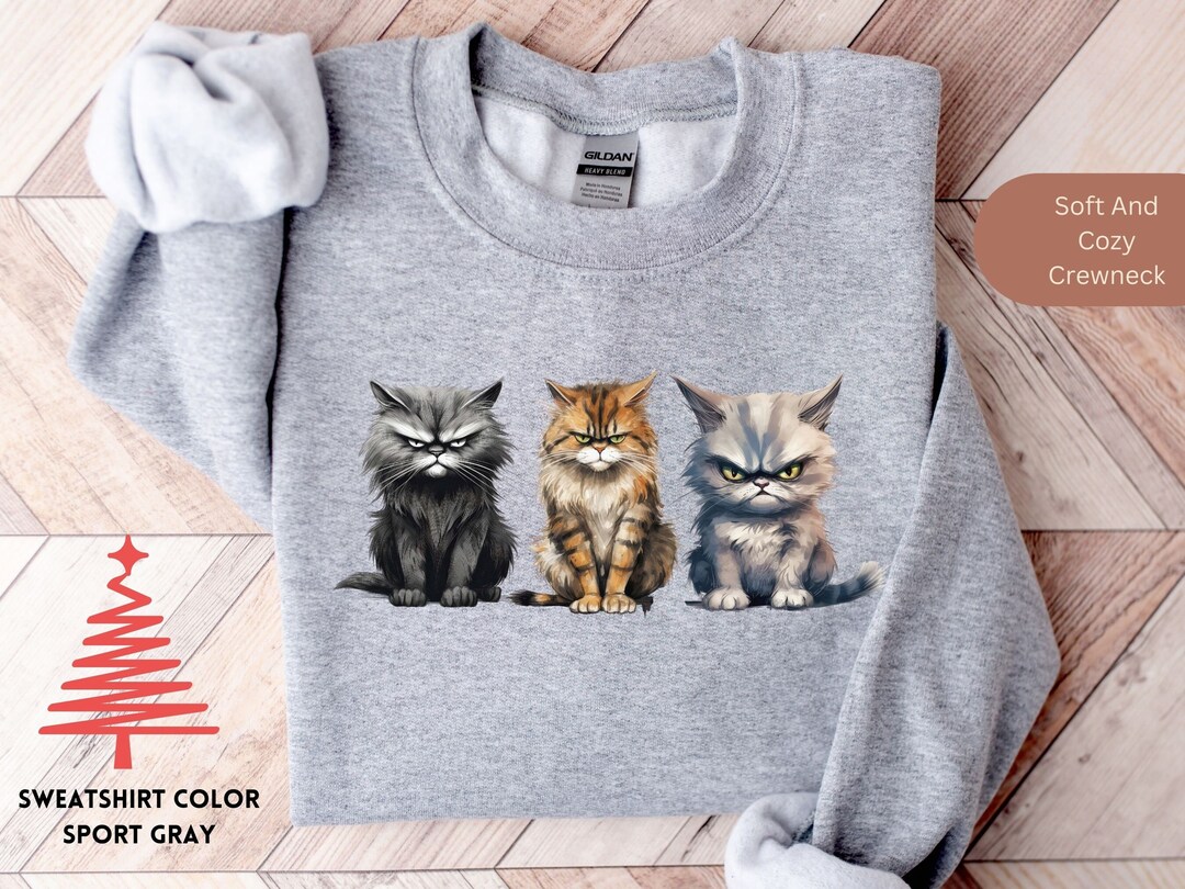 Funny Cat Sweatshirt, Funny Cato Lover Sweater, Cat Owner Gift, Cats ...