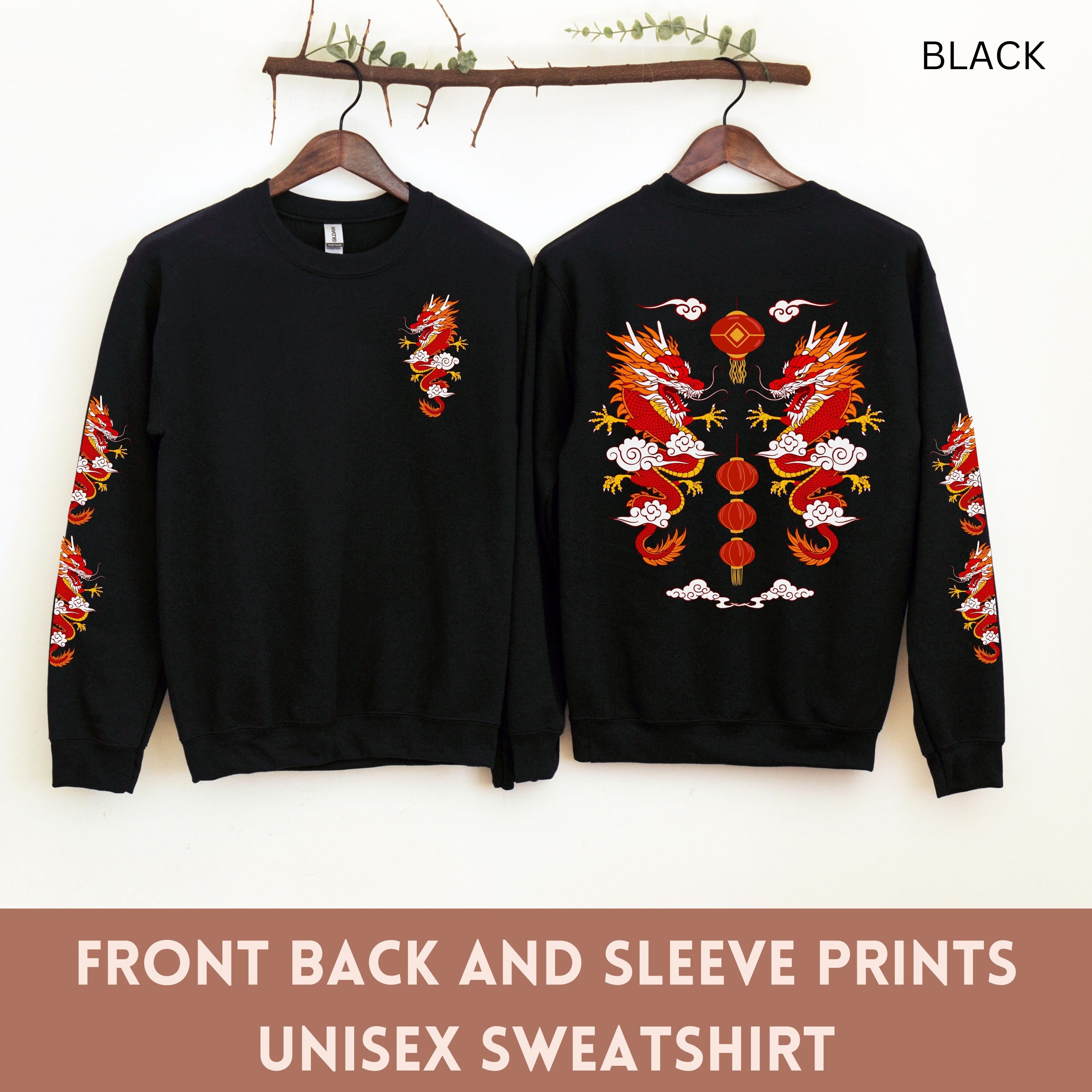 Chinese Dragon Sweatshirt Chinese New Year 2024 Year of the Dragon ...