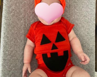 Jack-O-Lantern Pumpkin Babykostuum Peuterkostuum Halloweenkostuum Spookachtig Kostuum