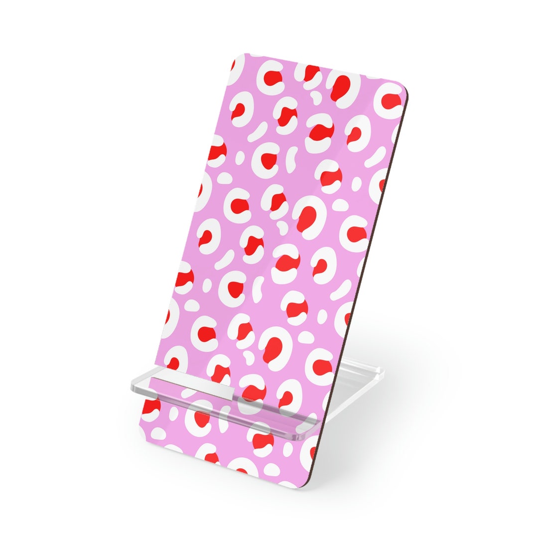 Strawberry Leopard Mobile Display Stand for Smartphones Etsy